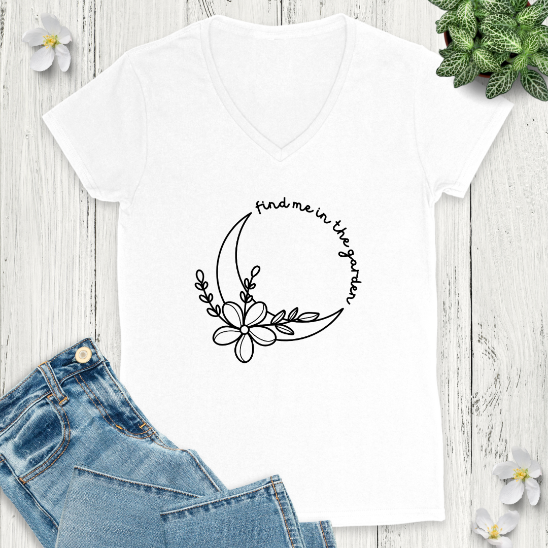 Find Me in the Garden V-Neck