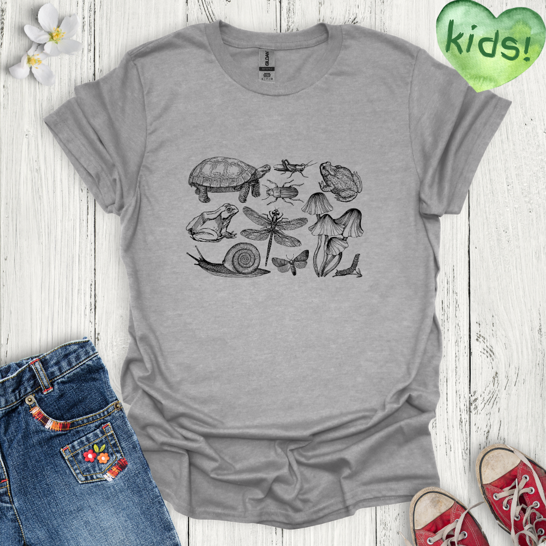 Forest Creatures Kids T-Shirt