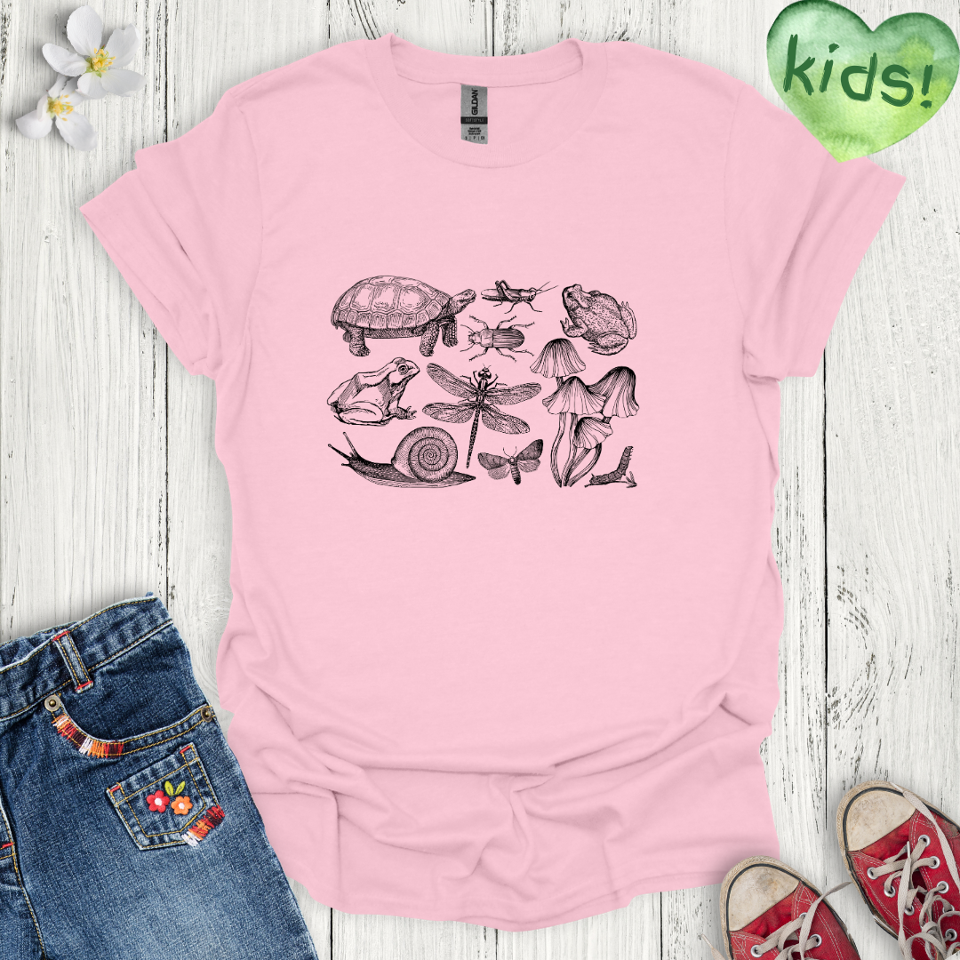 Forest Creatures Kids T-Shirt