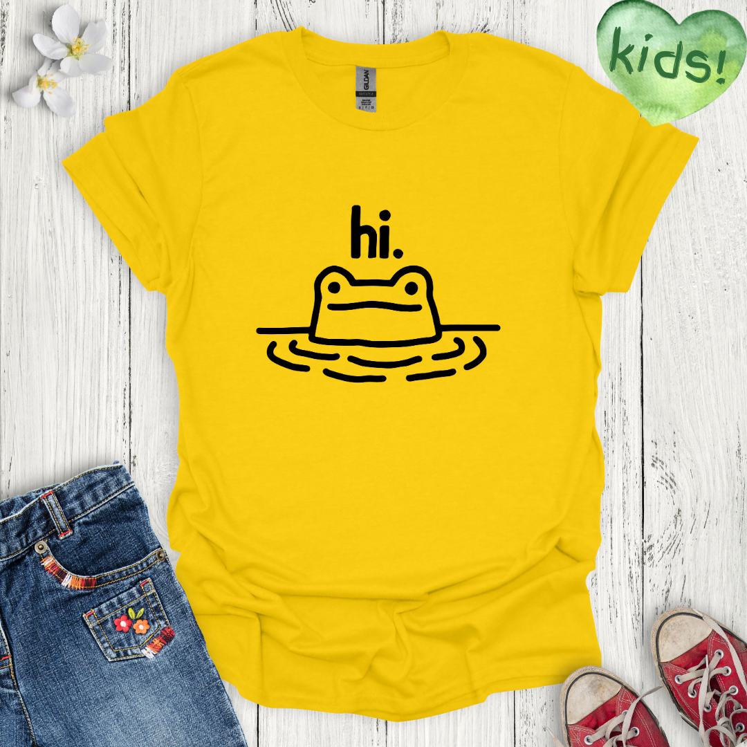 Hi Frog Kids T-Shirt