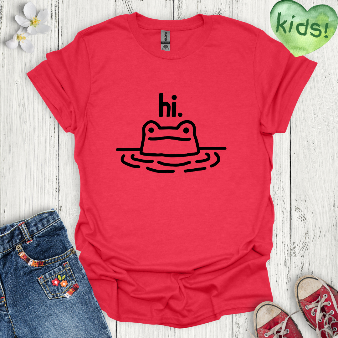 Hi Frog Kids T-Shirt