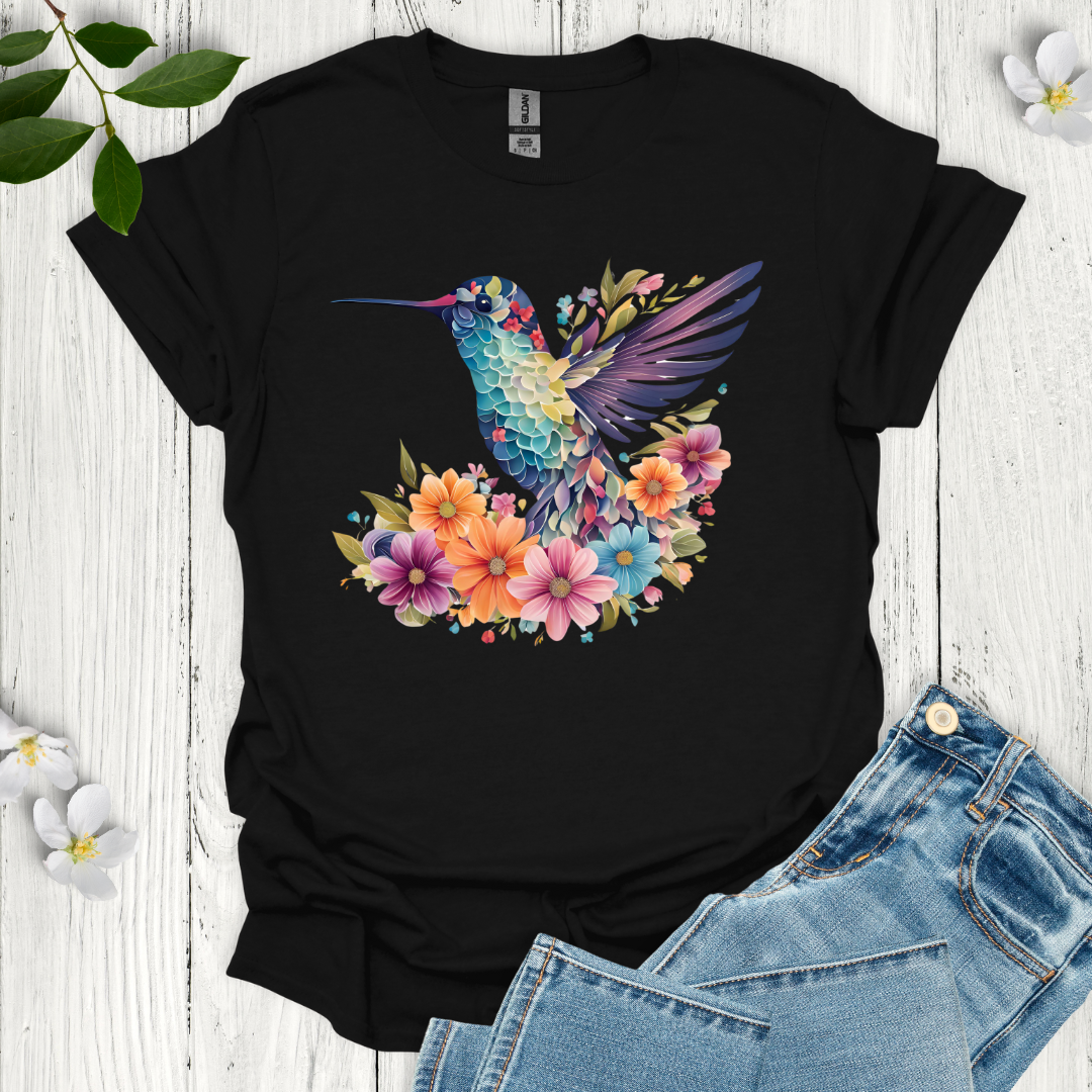 Hummingbird Flowers T-Shirt