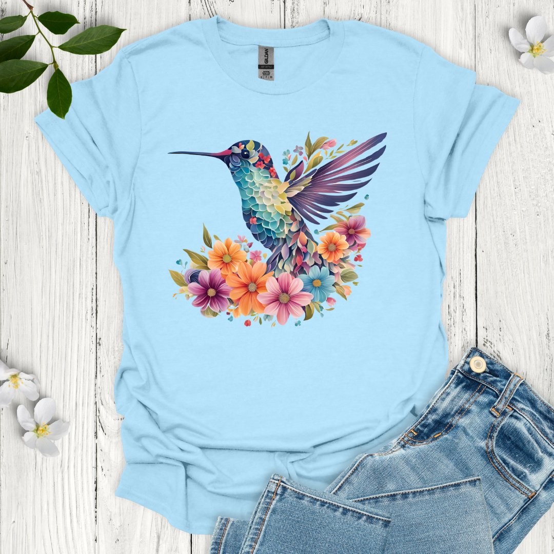 Hummingbird Flowers T-Shirt