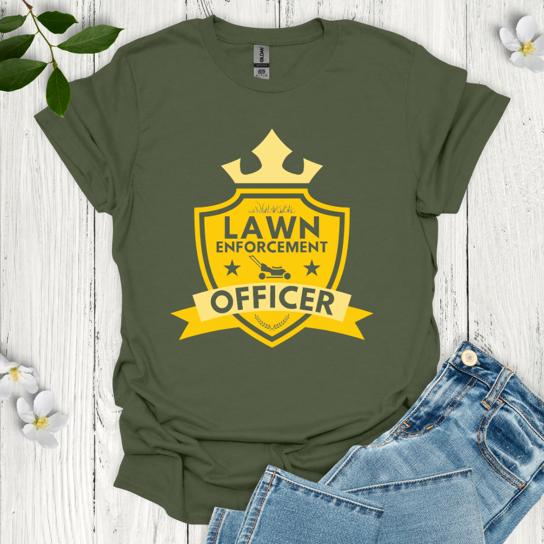 Lawn Enforcement Officer T-Shirt