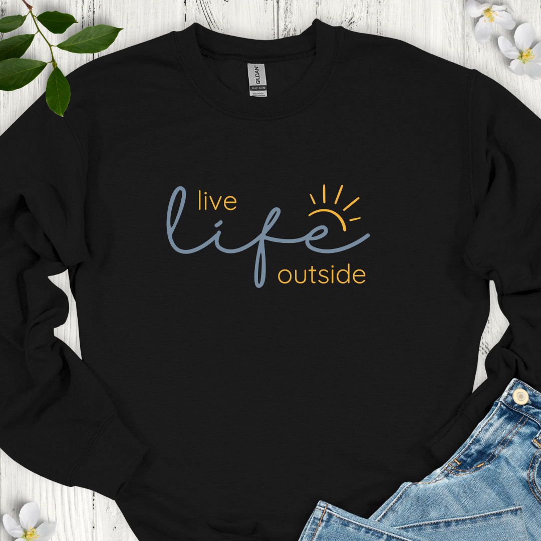 Live Life Outside Crewneck