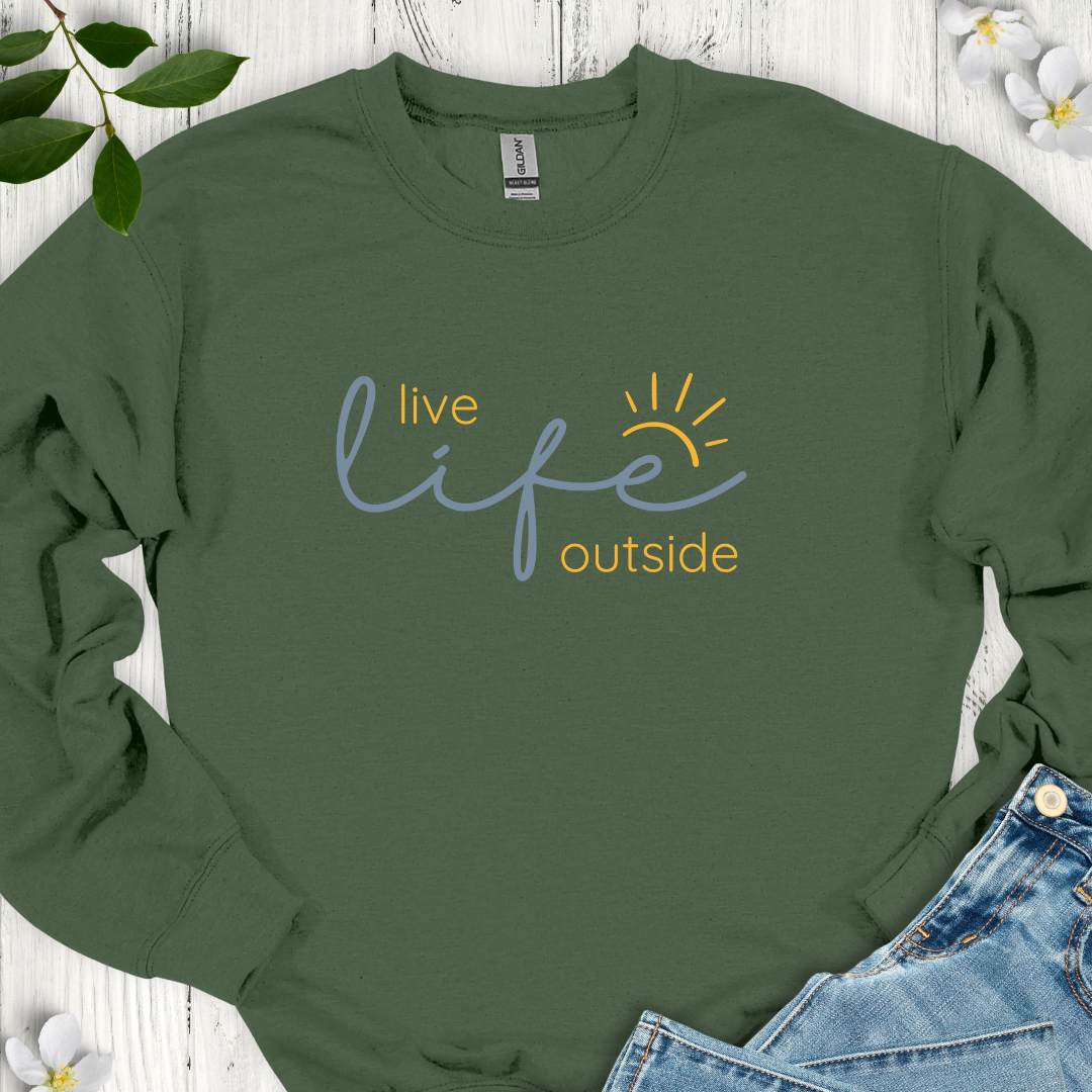 Live Life Outside Crewneck