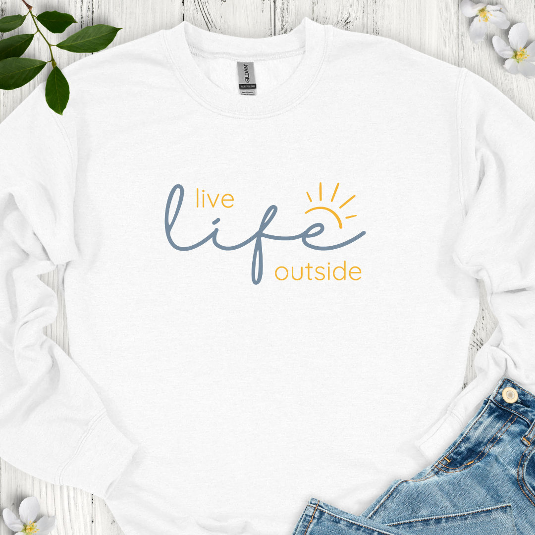 Live Life Outside Crewneck