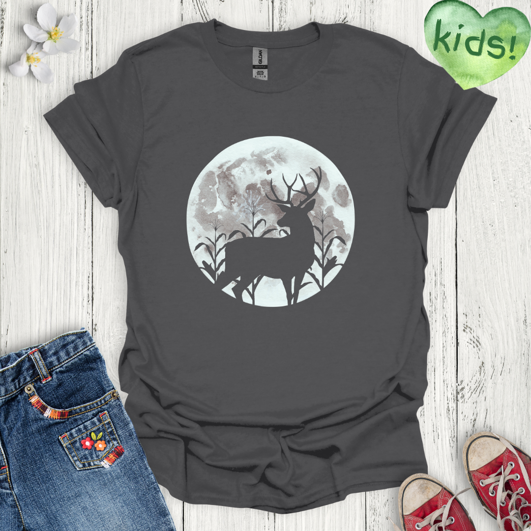 Moonlight Silhouette Kids T-Shirt