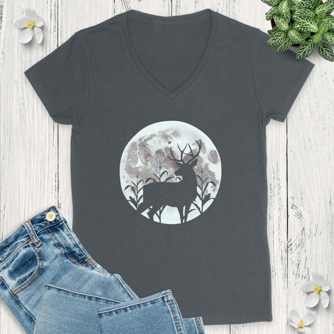 Moonlight Silhouette V-Neck