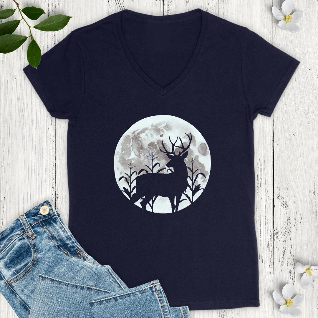 Moonlight Silhouette V-Neck