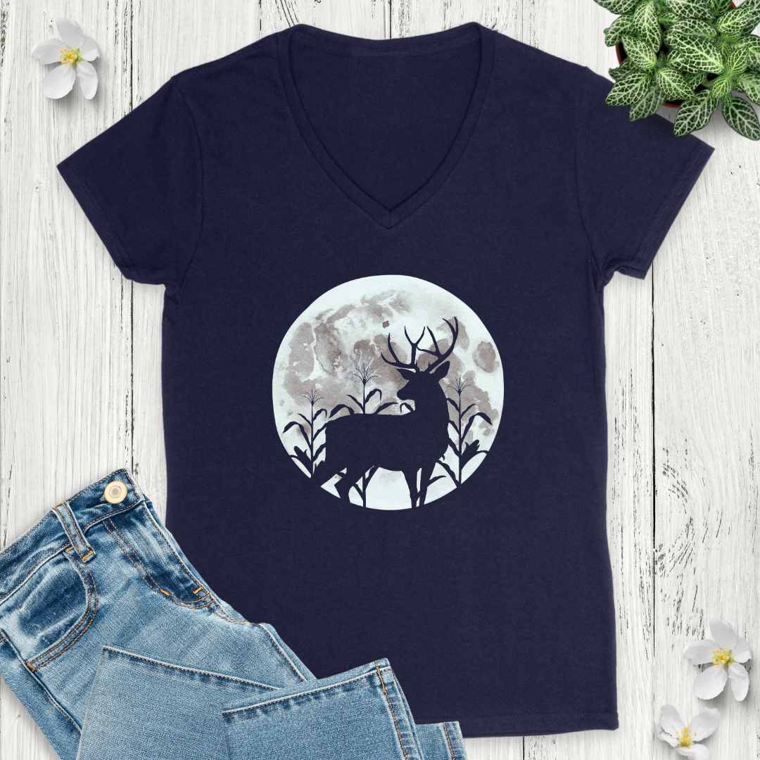 Moonlight Silhouette V-Neck