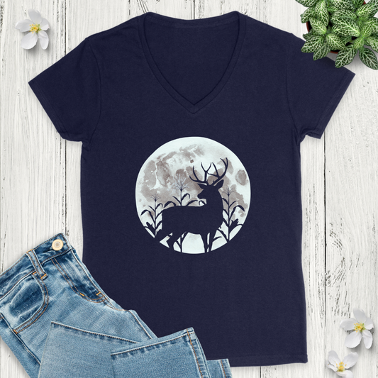 Moonlight Silhouette V-Neck