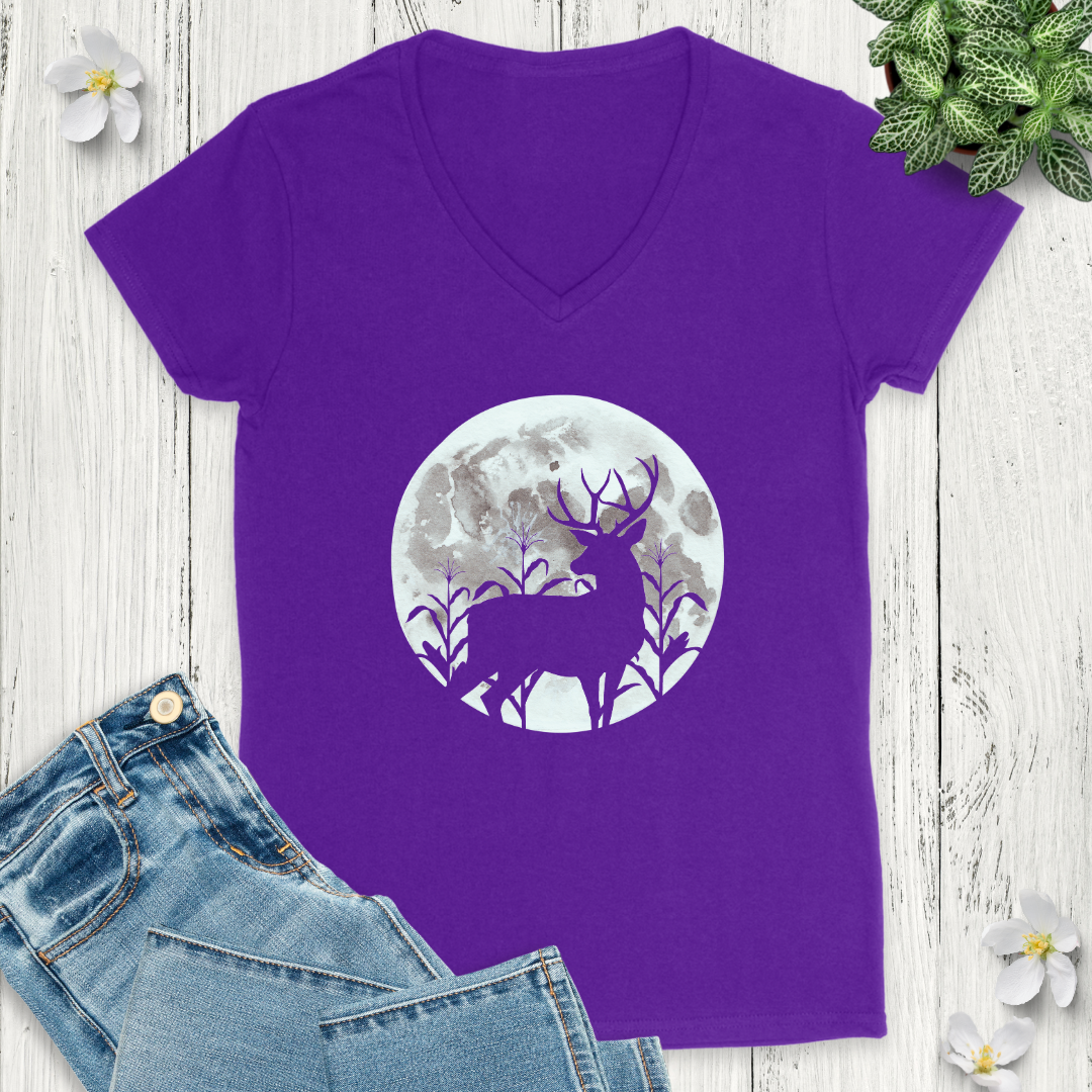 Moonlight Silhouette V-Neck