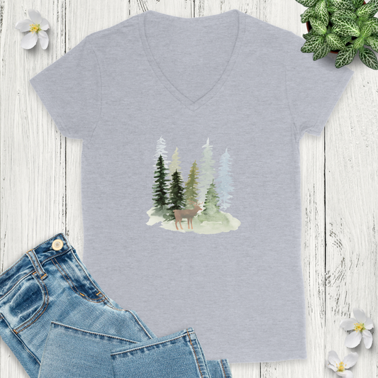 Quiet Woods V-Neck