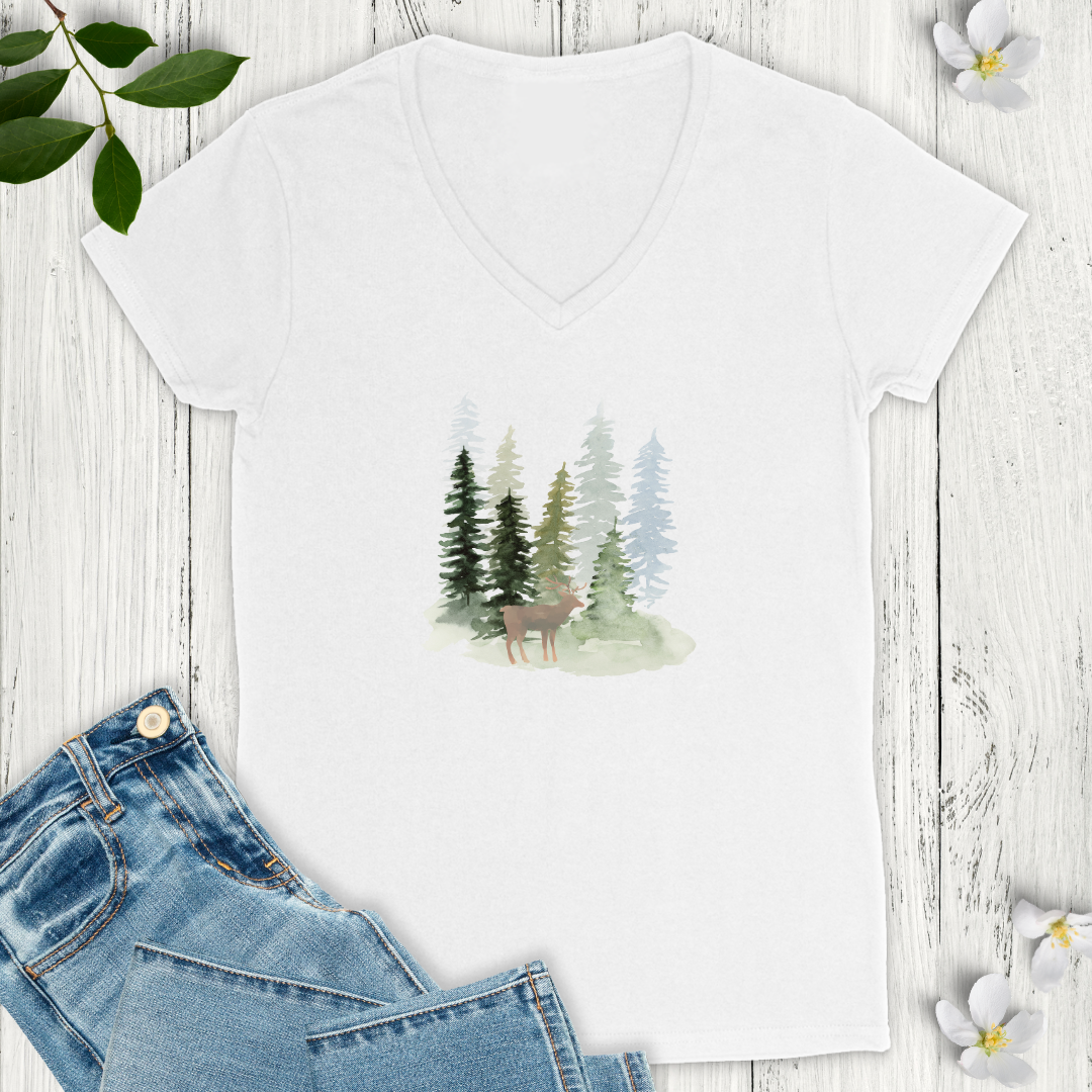 Quiet Woods V-Neck