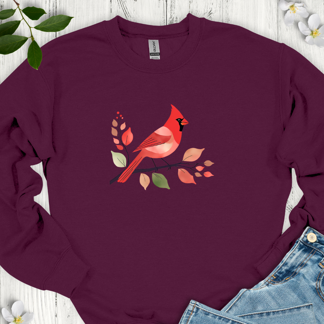 Radiant Cardinal Crewneck