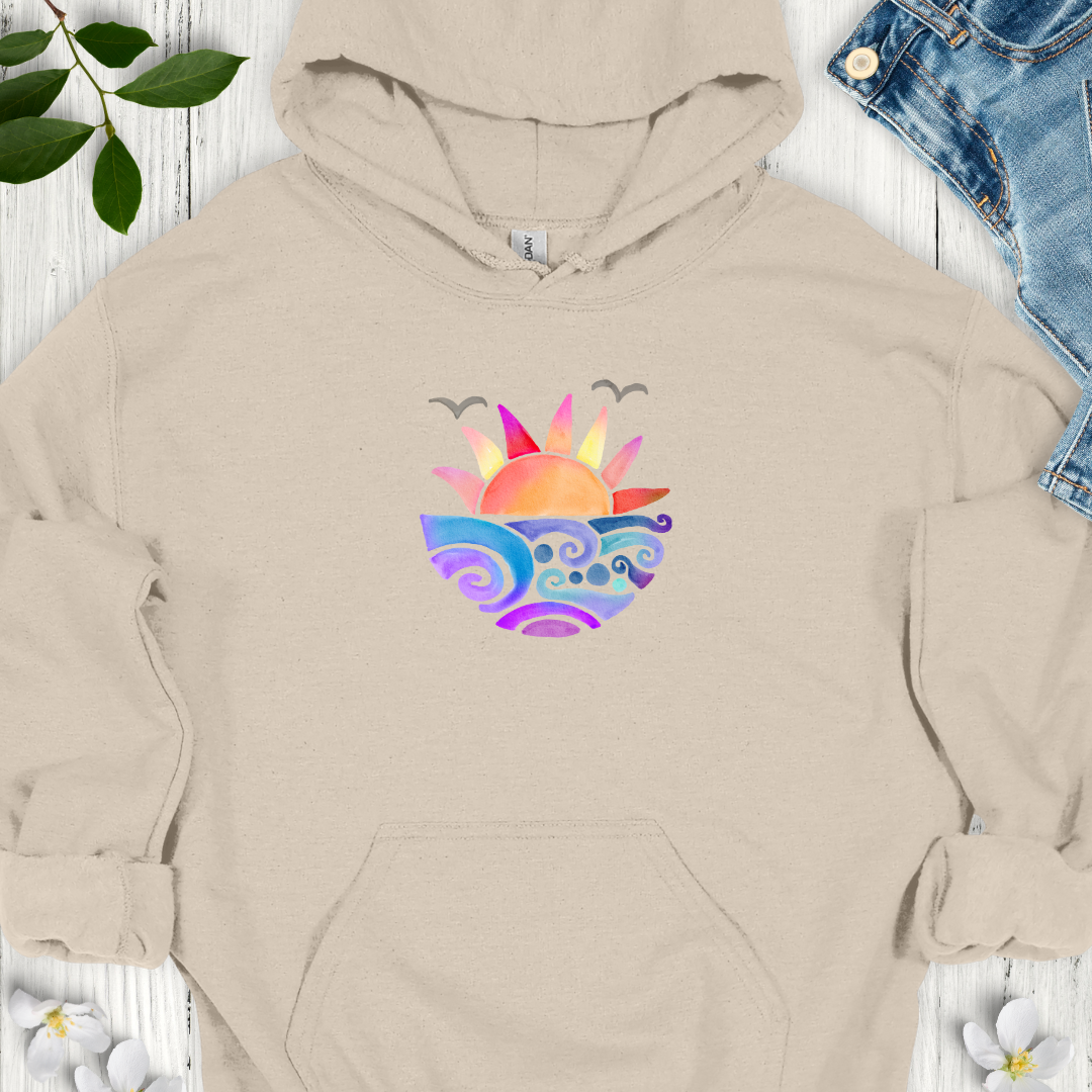 Radiant Ripples Hoodie