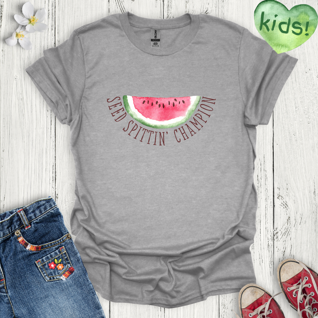 Seed Spittin' Champ Kids T-Shirt