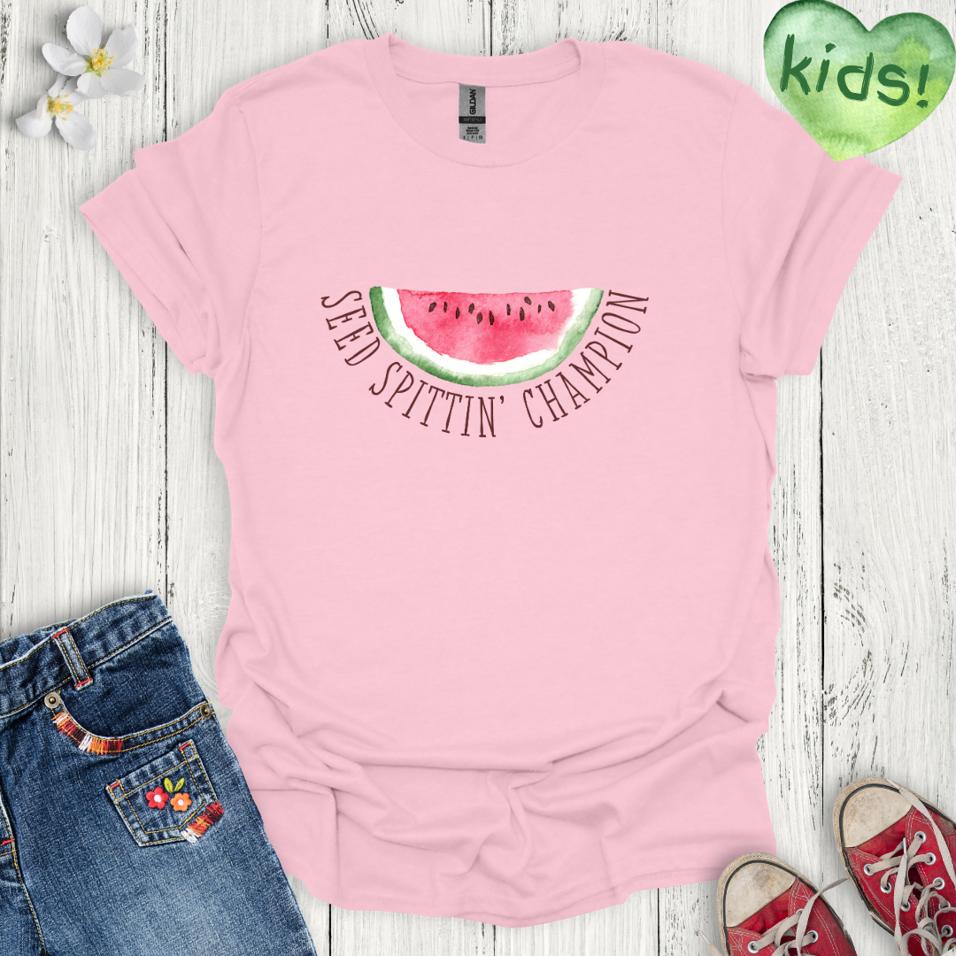 Seed Spittin' Champ Kids T-Shirt