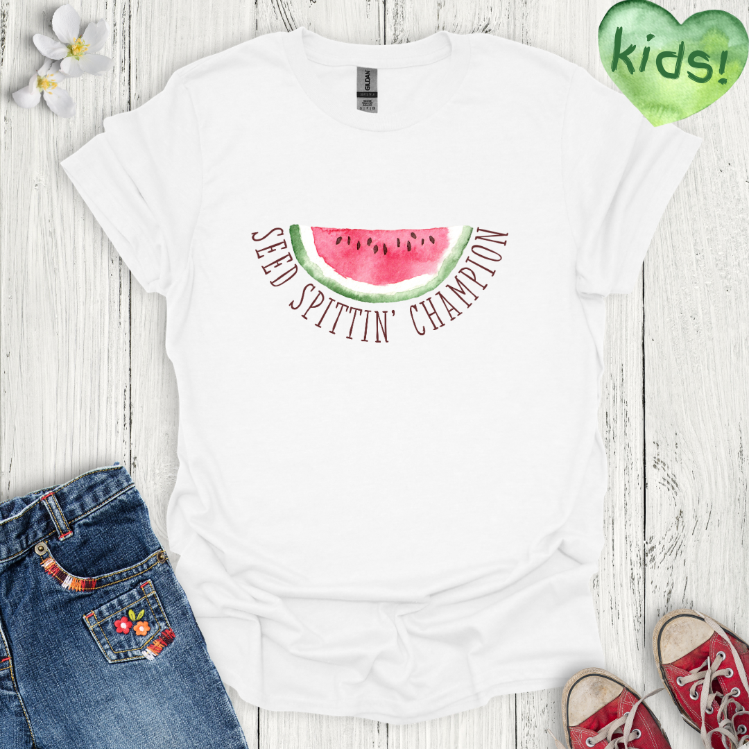 Seed Spittin' Champ Kids T-Shirt