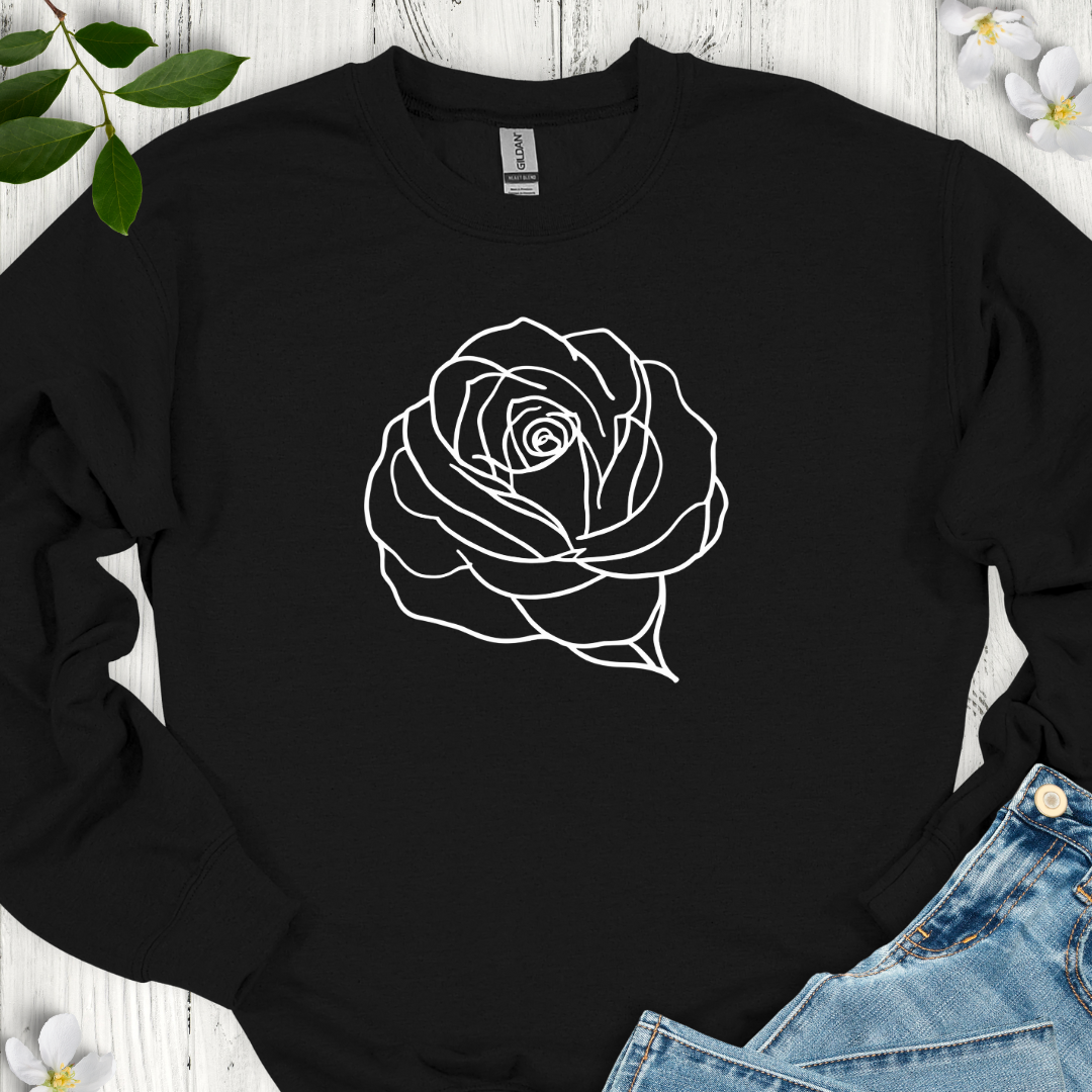 Simple Rose Crewneck