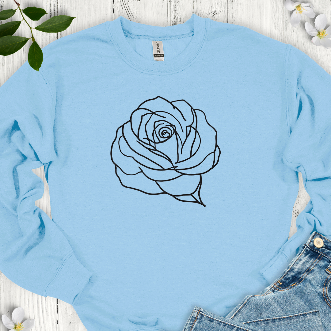 Simple Rose Crewneck