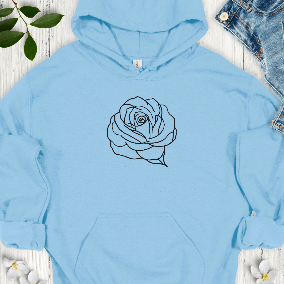 Simple Rose Hoodie