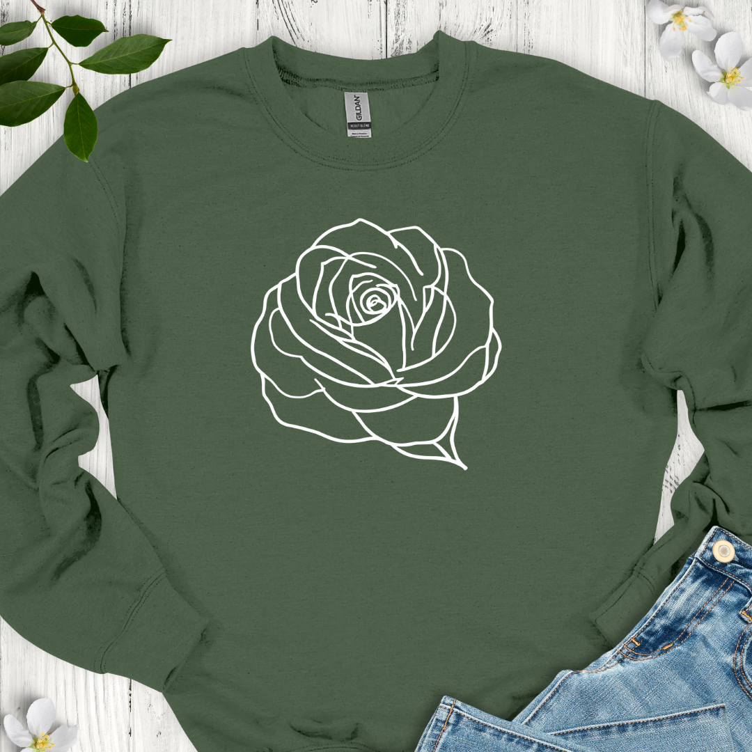 Simple Rose Crewneck