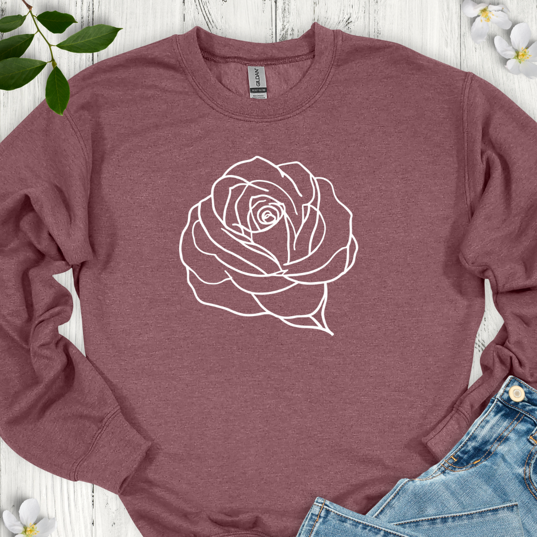 Simple Rose Crewneck