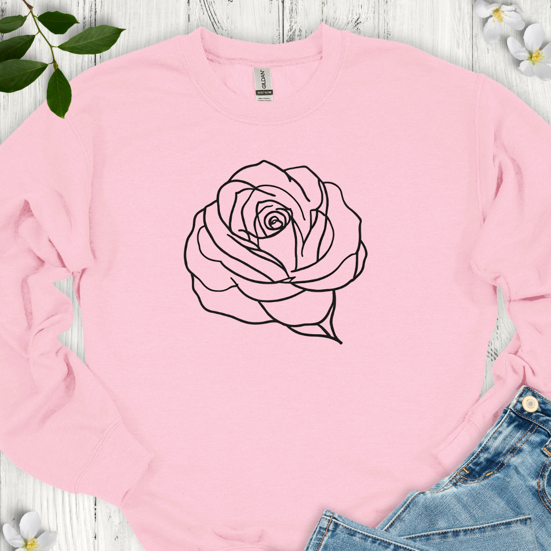 Simple Rose Crewneck