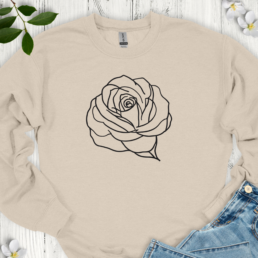 Simple Rose Crewneck