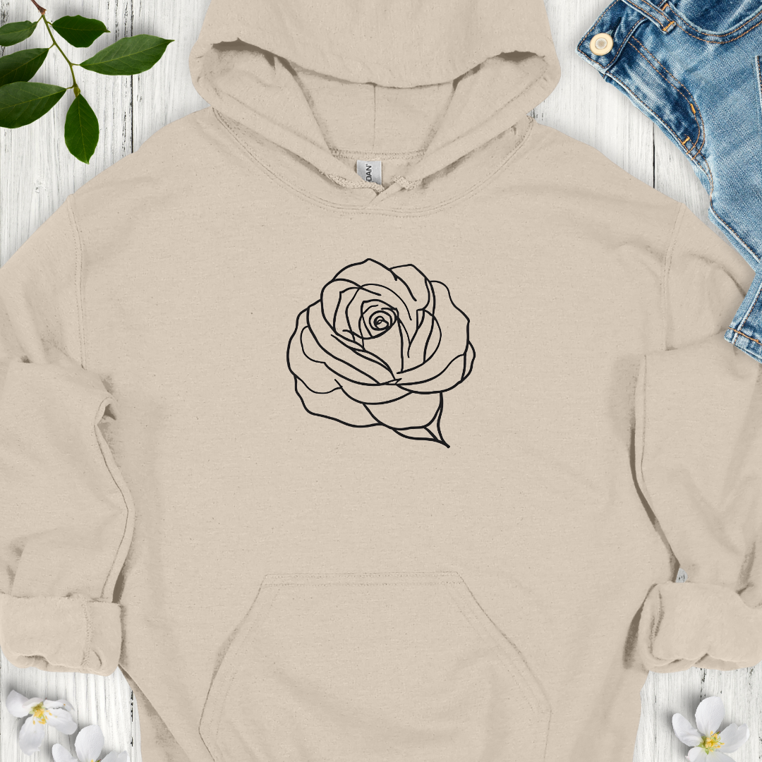 Simple Rose Hoodie