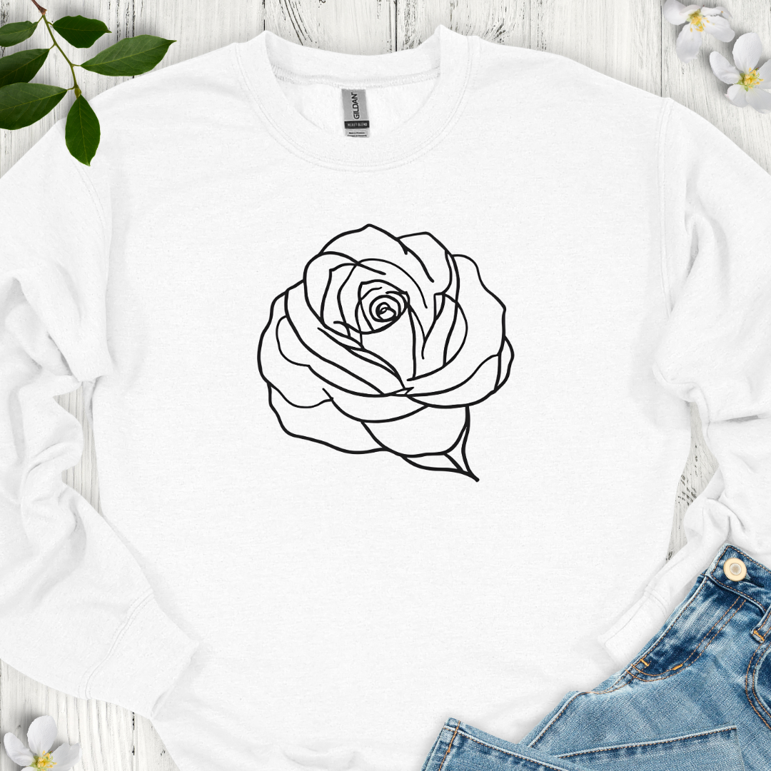 Simple Rose Crewneck