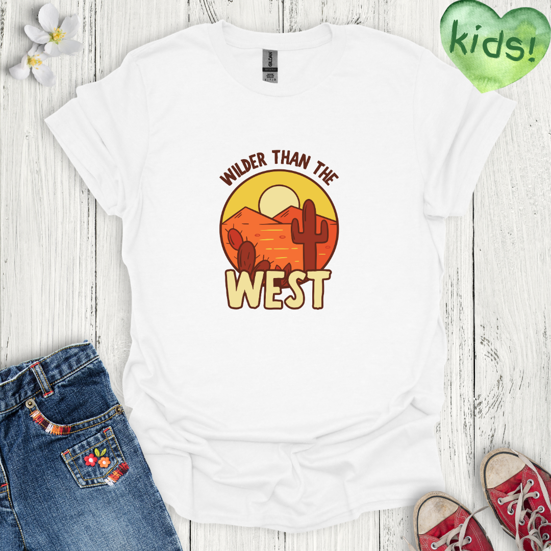 Wilder than the West Kids T-Shirt