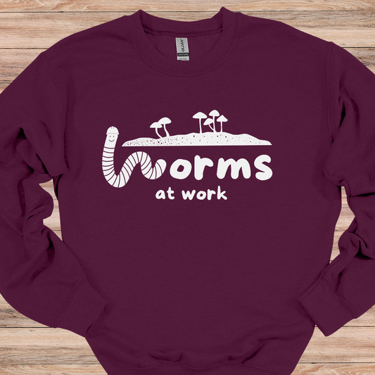 Worms at Work Crewneck